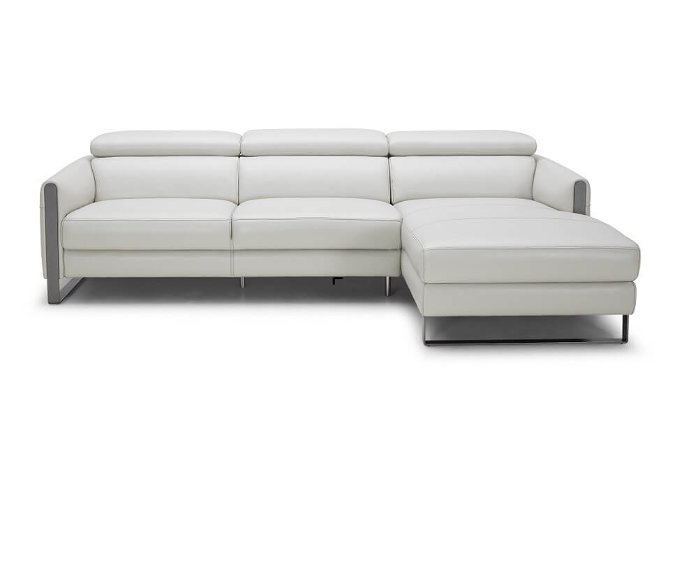 Vella Premium Leather Reclinging Right Hand Facing Sectional