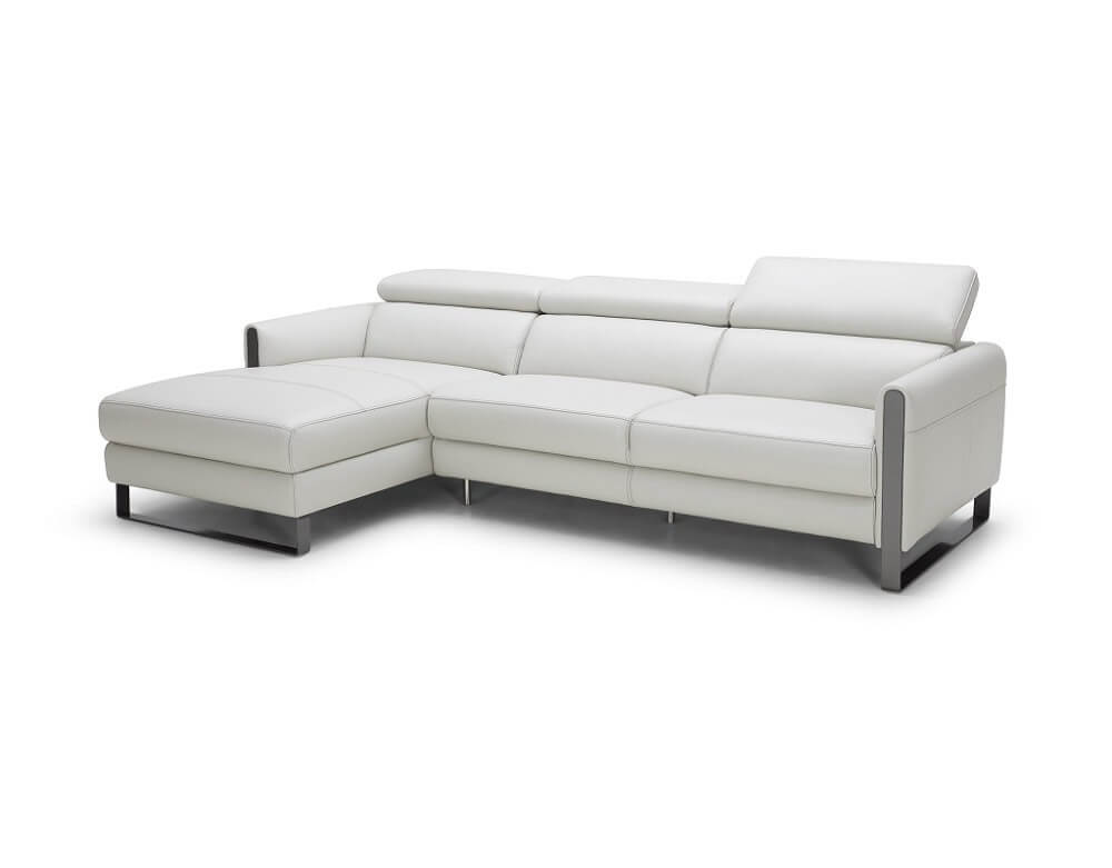 Vella Premium Leather Reclinging Left Hand Facing Sectional