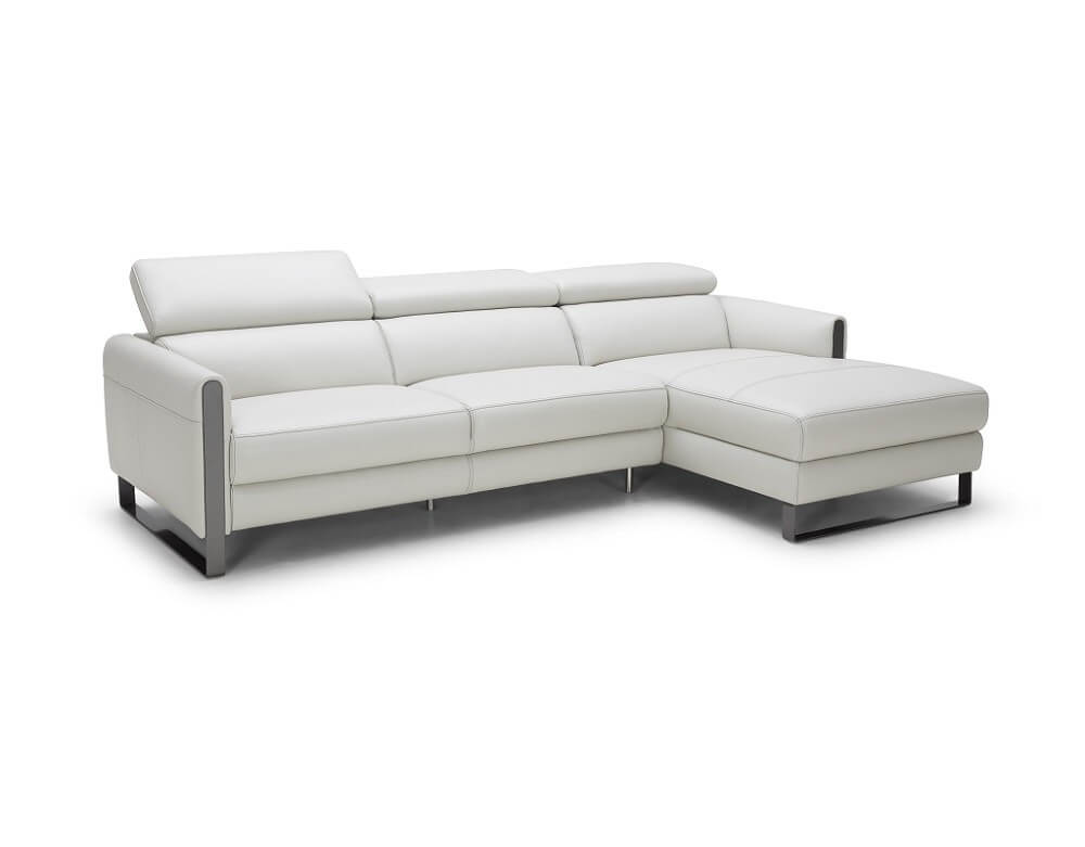 Vella Premium Leather Reclining Sectional