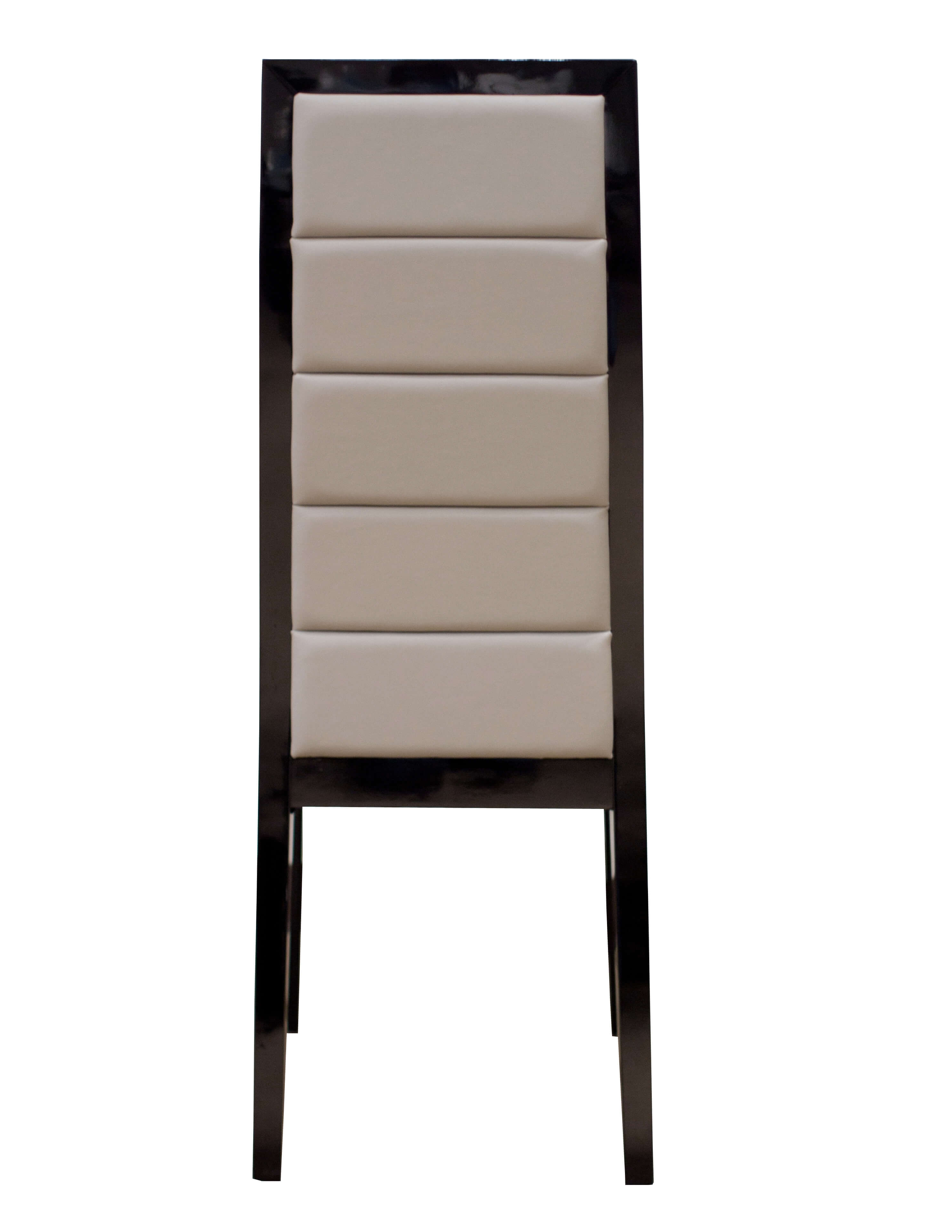 Natalia Lacquer/Leather Dining Room Set by Sharelle Furnishings
