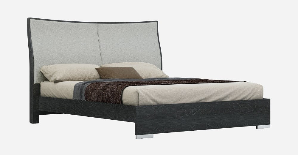 Vera Modern Ecoleather Panel Bedroom Set
