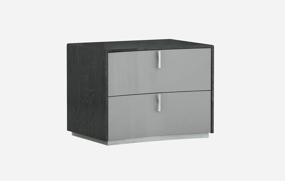 Vera Modern Ecoleather Panel Bedroom Set
