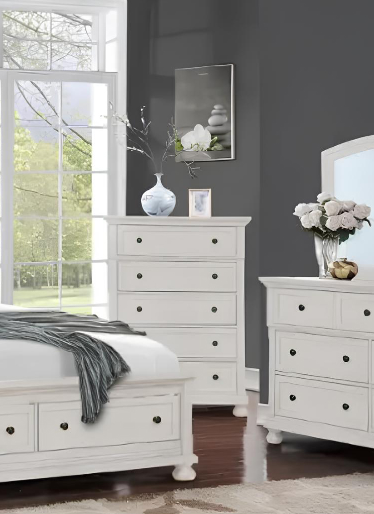 SM Verona Wood Chest w/5 Drawers