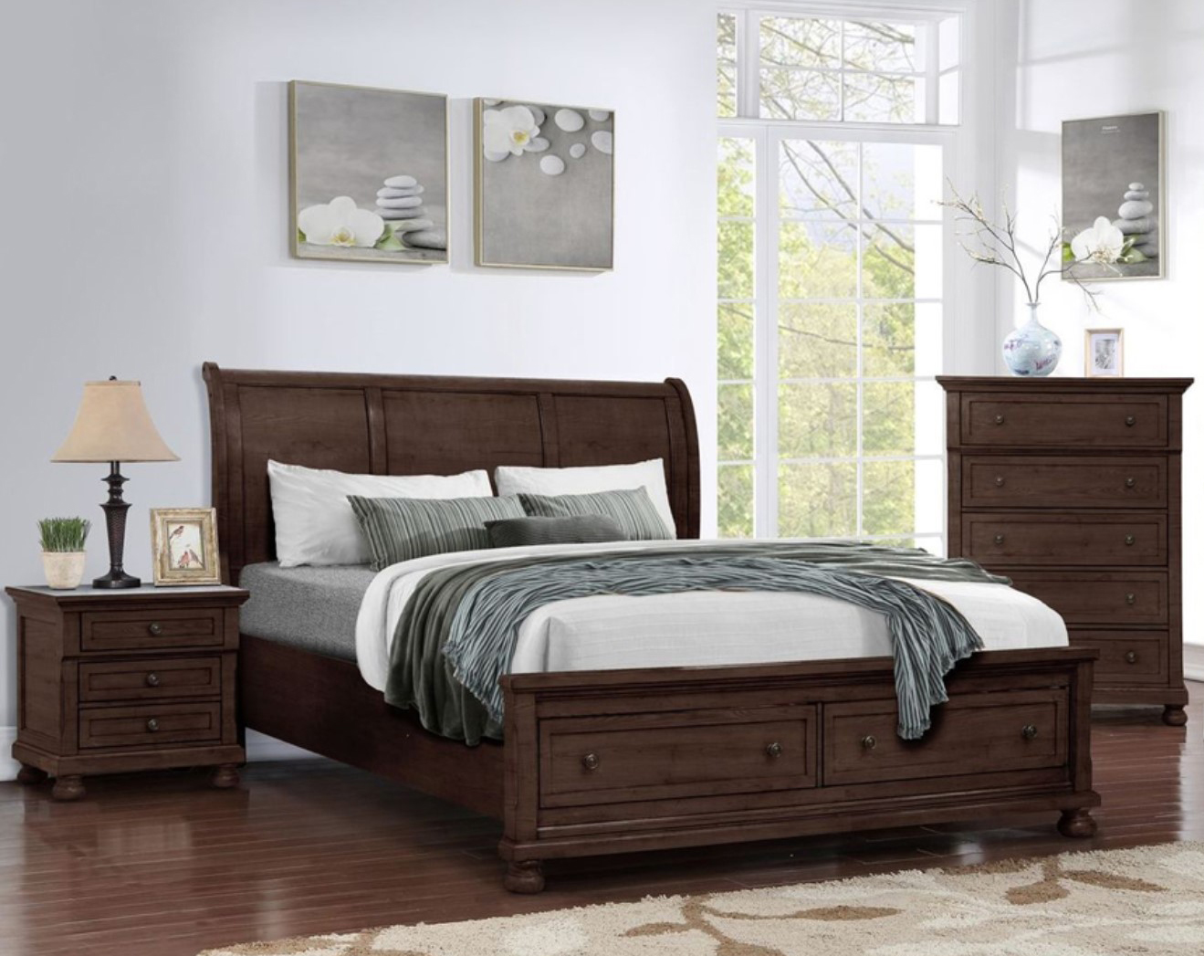 SM Verona Wood Chest w/5 Drawers