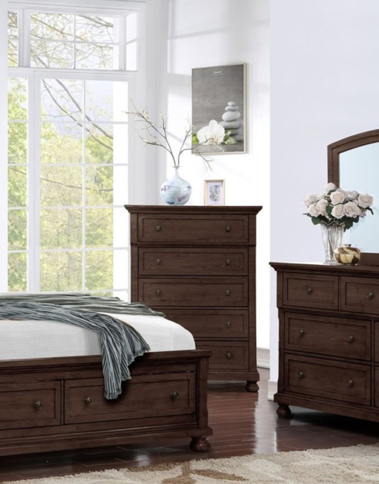 SM Verona Wood Chest w/5 Drawers