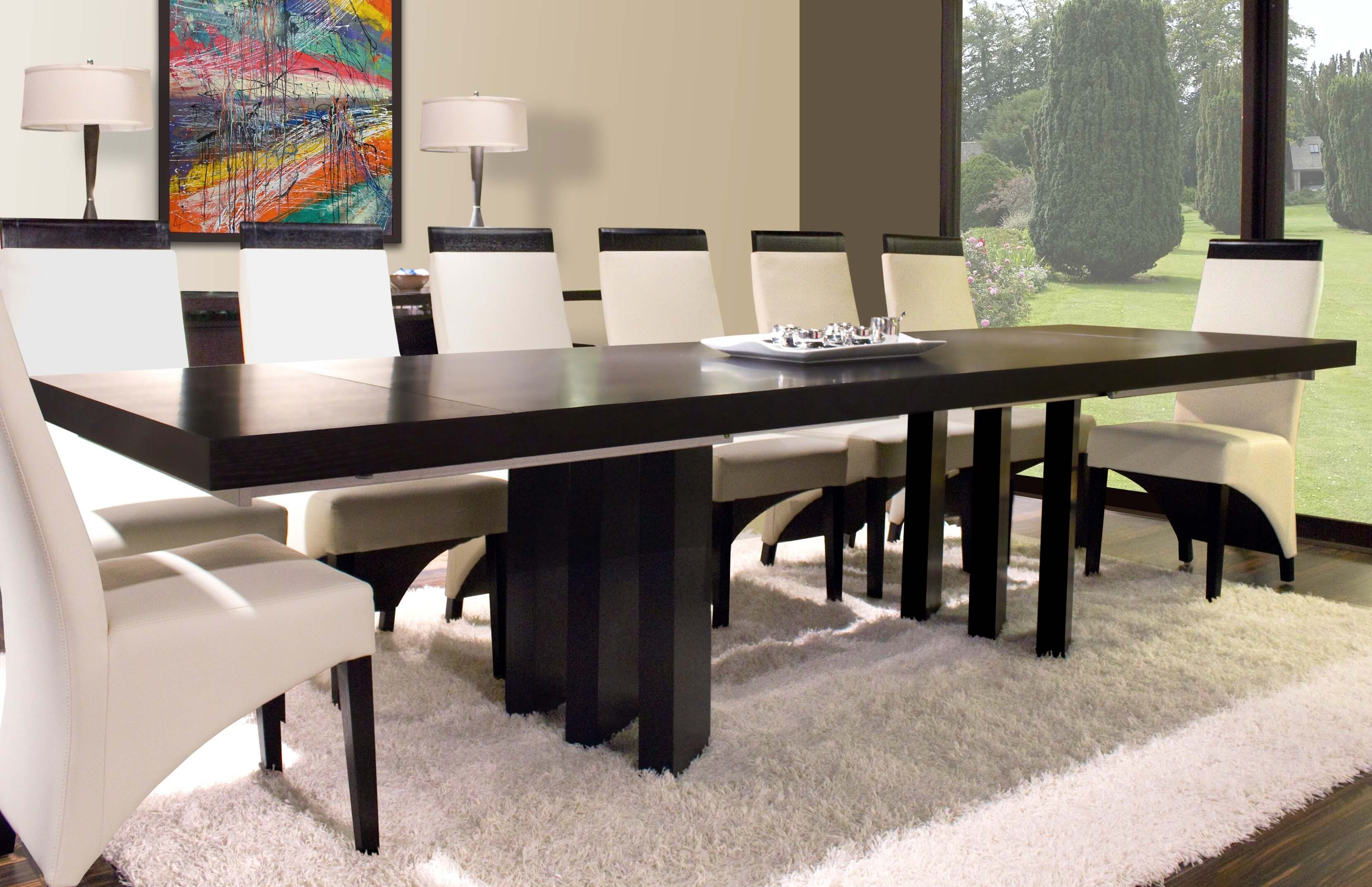 Verona Wood/Leather Dining Room Set by Sharelle Furnishings