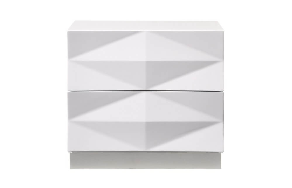 Verona Modern Leatherette 3D Platform Bedroom Set