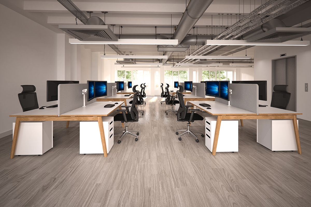 Solid Wooden Leg Desks
