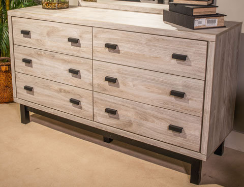 Vessalli MDF Panel Bedroom Set w/Extensions