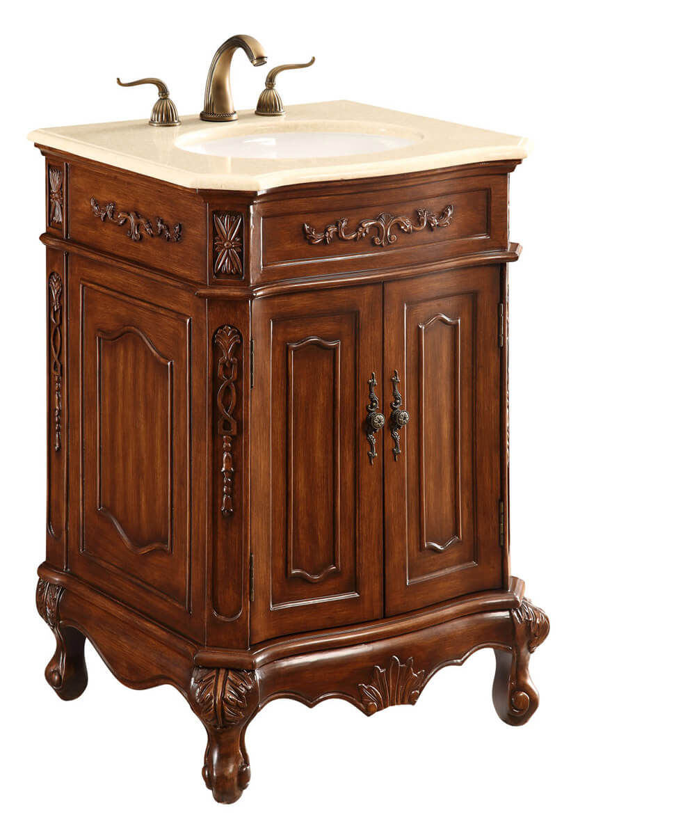 Danville 24" Single Bathroom Vanity Set with 2 Doors