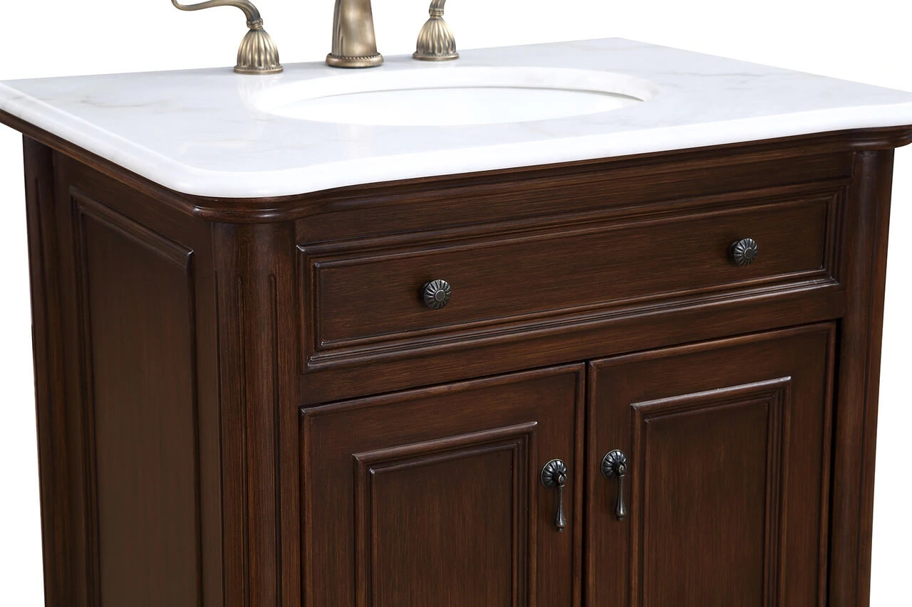 Luxe 30" Single Bathroom Vanity Set
