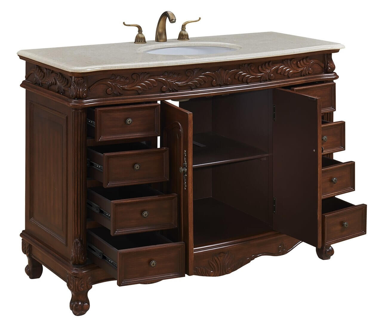 Bordeaux 48" Single Bathroom Vanity Set