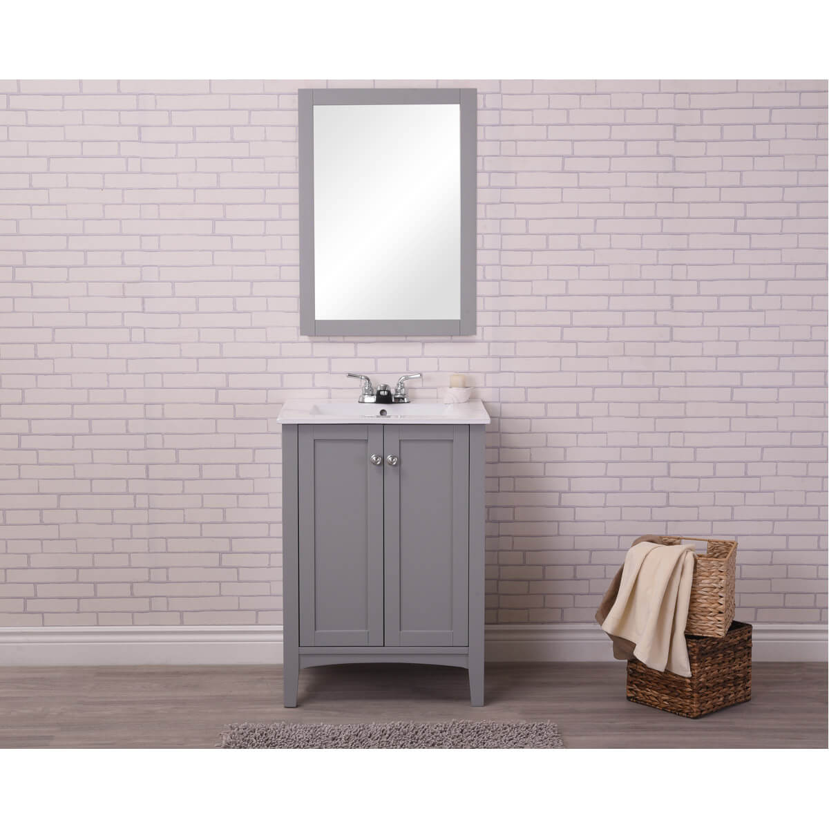 Mod 24" Single Bathroom Vanity Set