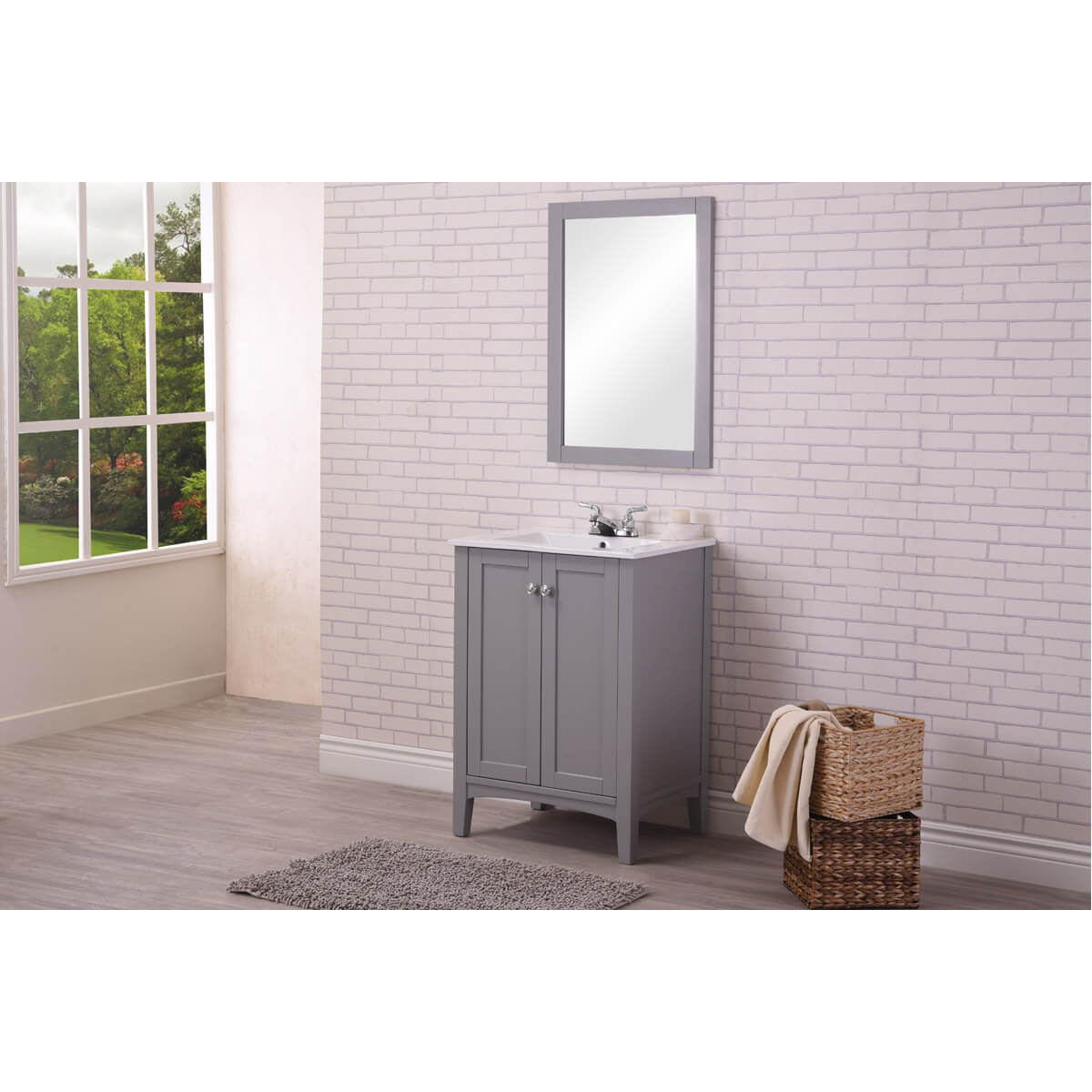 Mod 24" Single Bathroom Vanity Set