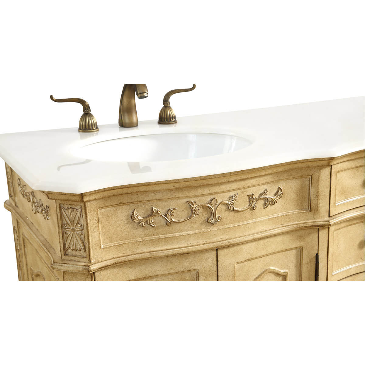 Danville 60" Double Bathroom Vanity Set