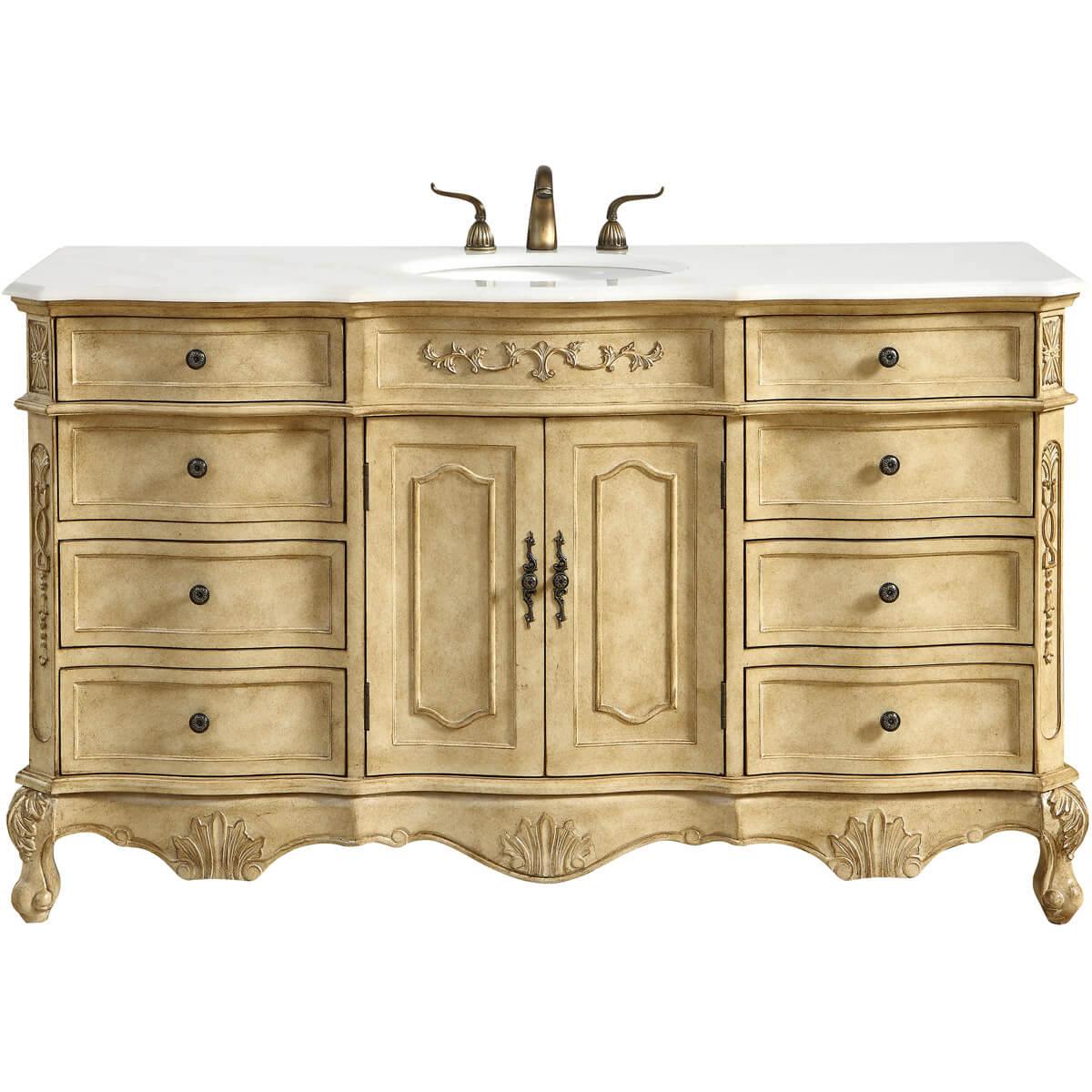 Danville 60" Single Bathroom Vanity Set