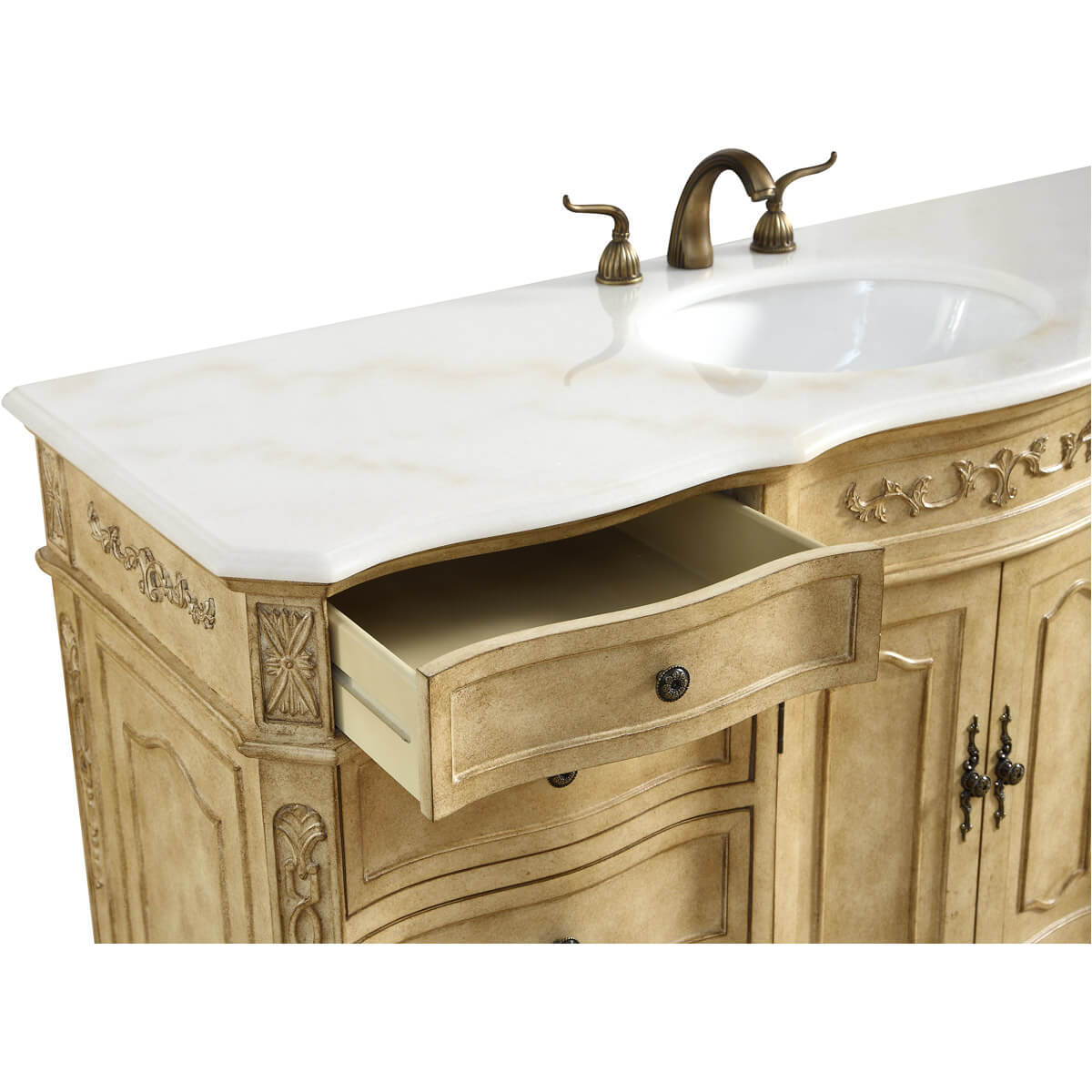 Danville 60" Single Bathroom Vanity Set