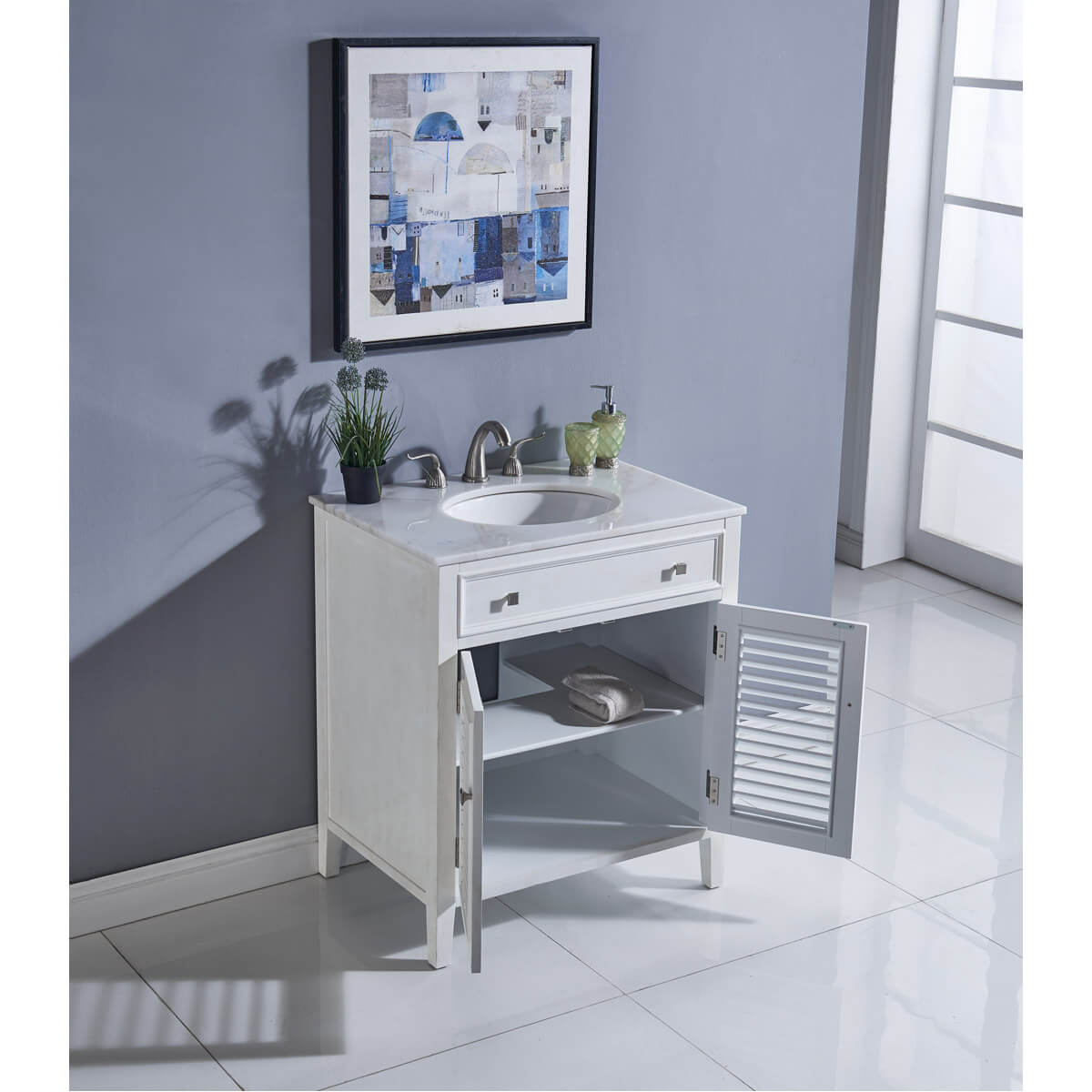 CAPE COD 30" Single Bathroom Vanity Set