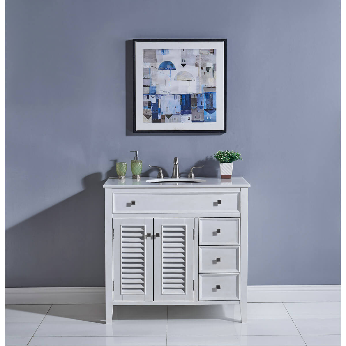 CAPE COD 36" Single Bathroom Vanity Set