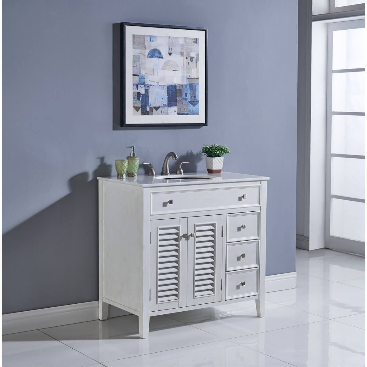 CAPE COD 36" Single Bathroom Vanity Set