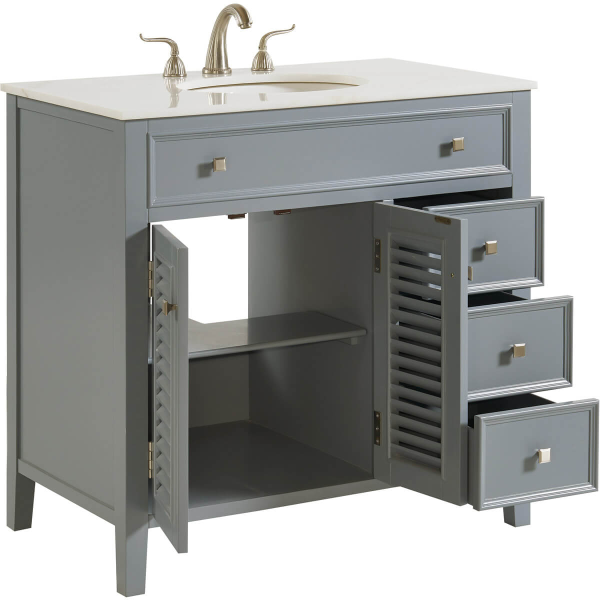 CAPE COD 36" Single Bathroom Vanity Set