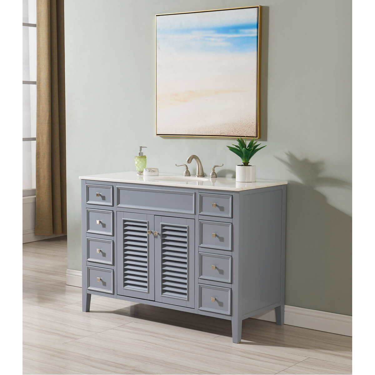 CAPE COD 48" Single Bathroom Vanity Set