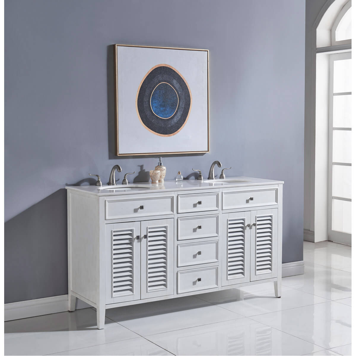 CAPE COD 60" Double Bathroom Vanity