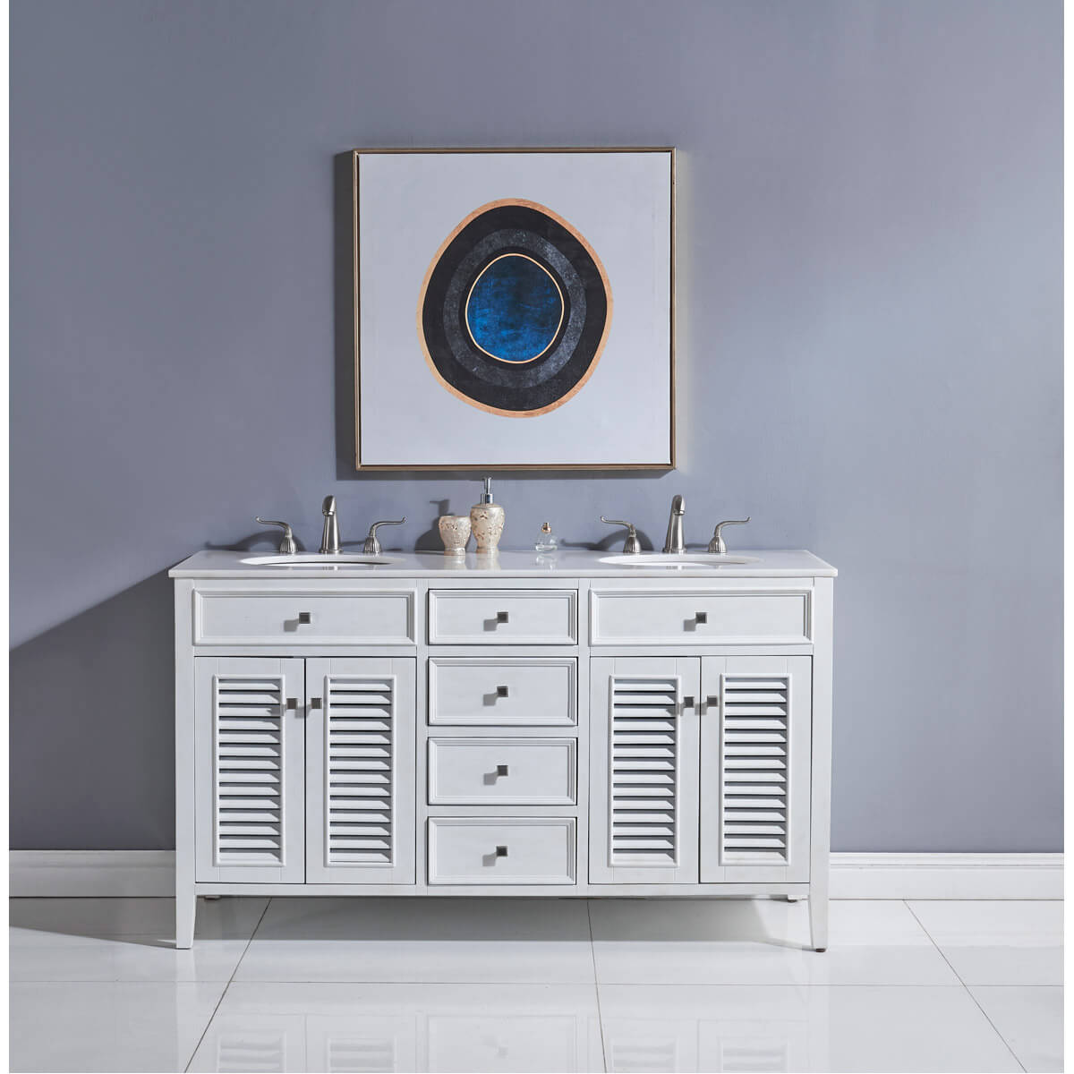 CAPE COD 60" Double Bathroom Vanity