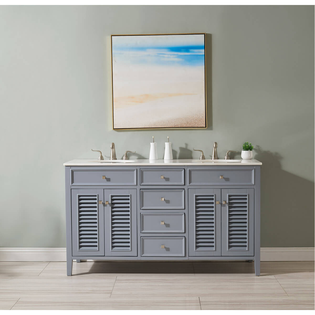 CAPE COD 60" Double Bathroom Vanity