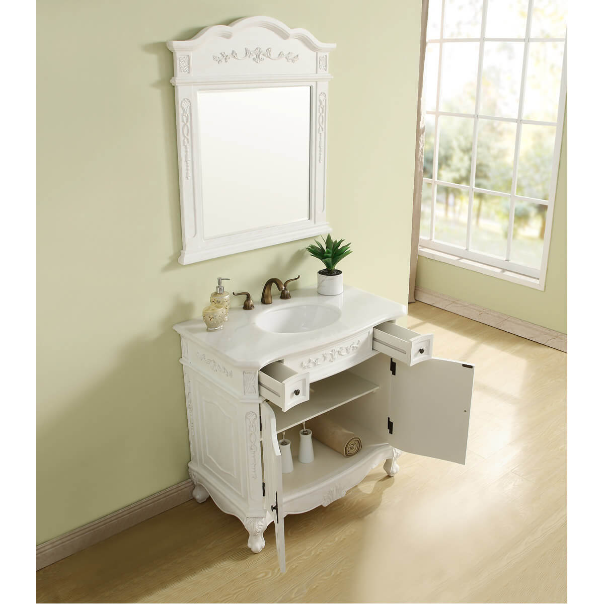 Danville 36" Single Bathroom Vanity Set