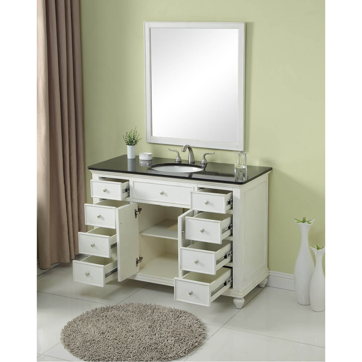 Otto 48" Single Bathroom Vanity Set