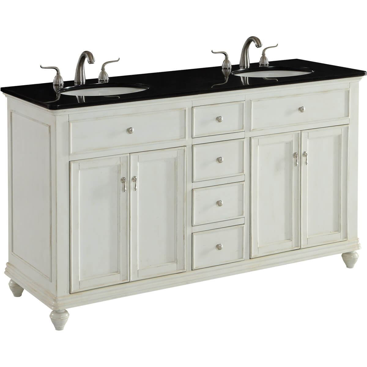 Otto 60" Double Bathroom Vanity Set