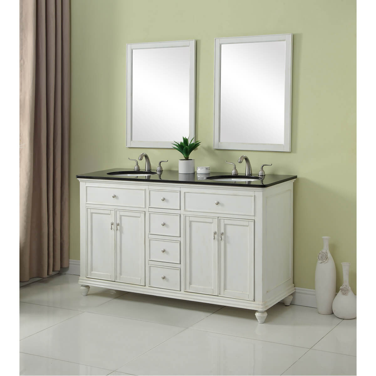 Otto 60" Double Bathroom Vanity Set