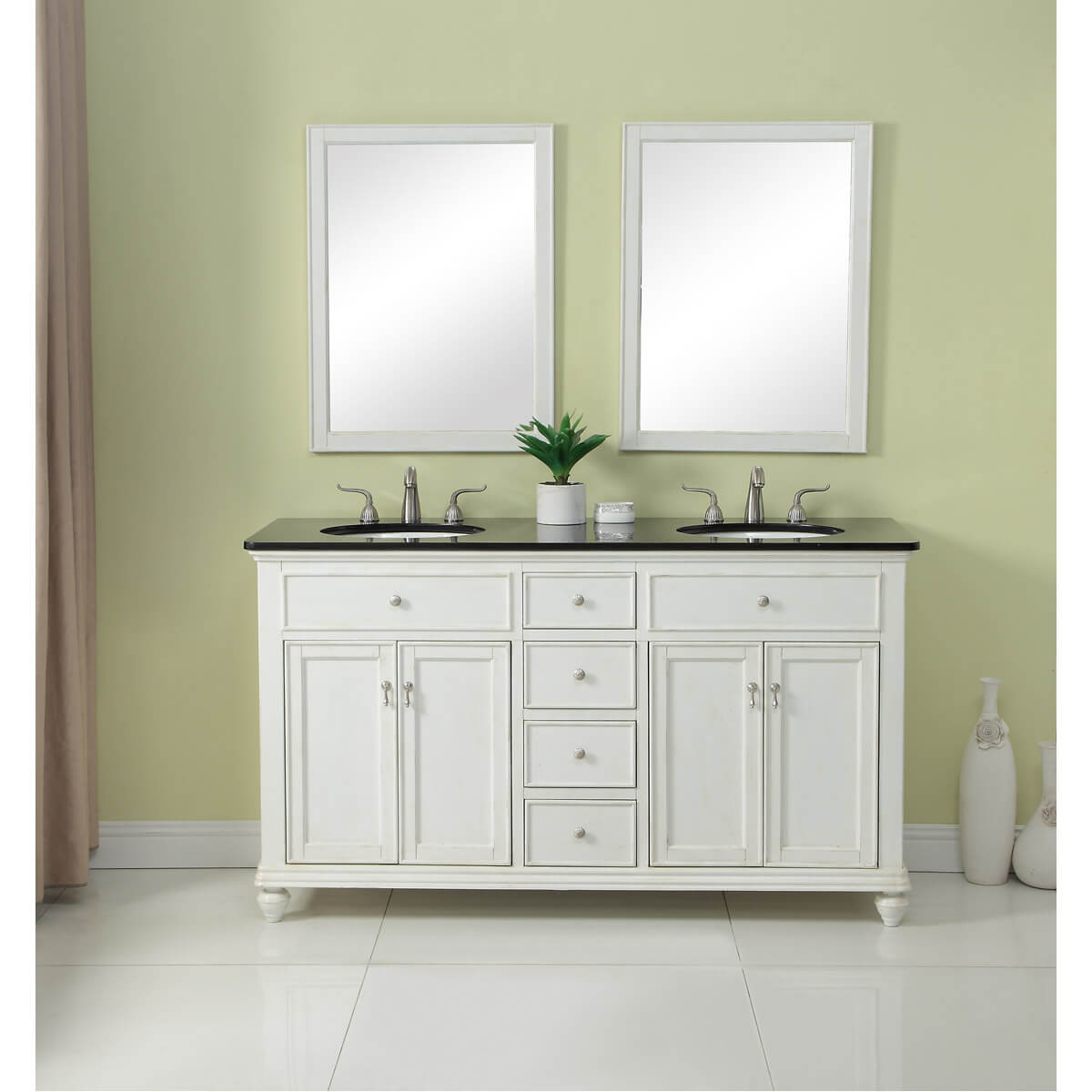 Otto 60" Double Bathroom Vanity Set
