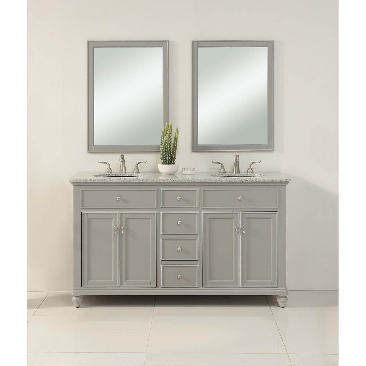 Otto 60" Double Bathroom Vanity Set