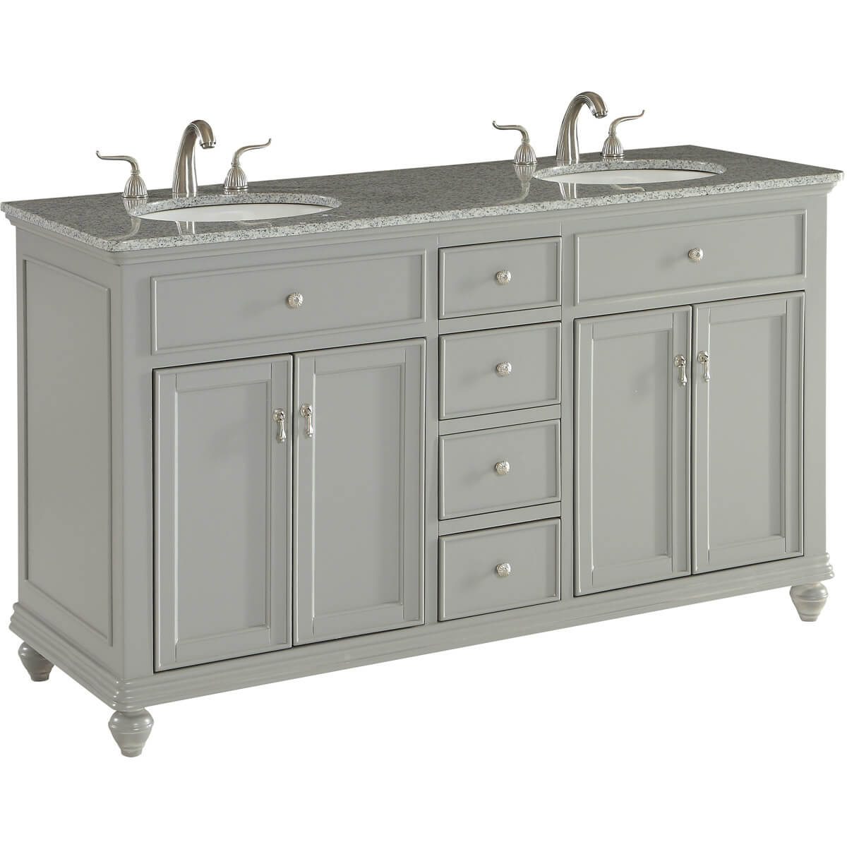 Otto 60" Double Bathroom Vanity Set