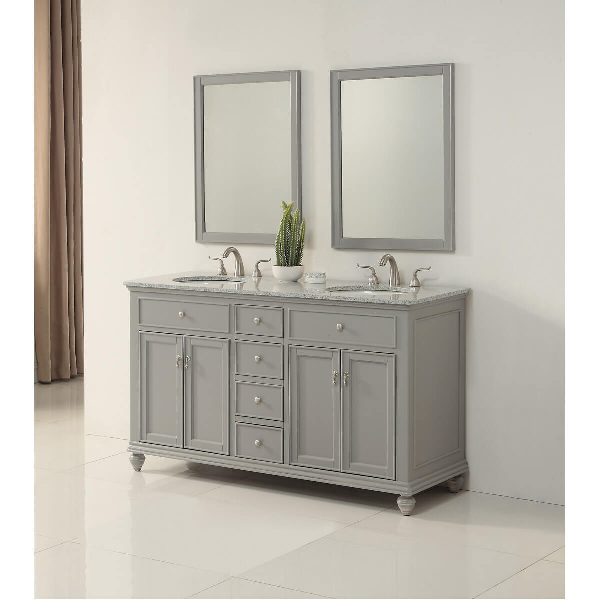 Otto 60" Double Bathroom Vanity Set