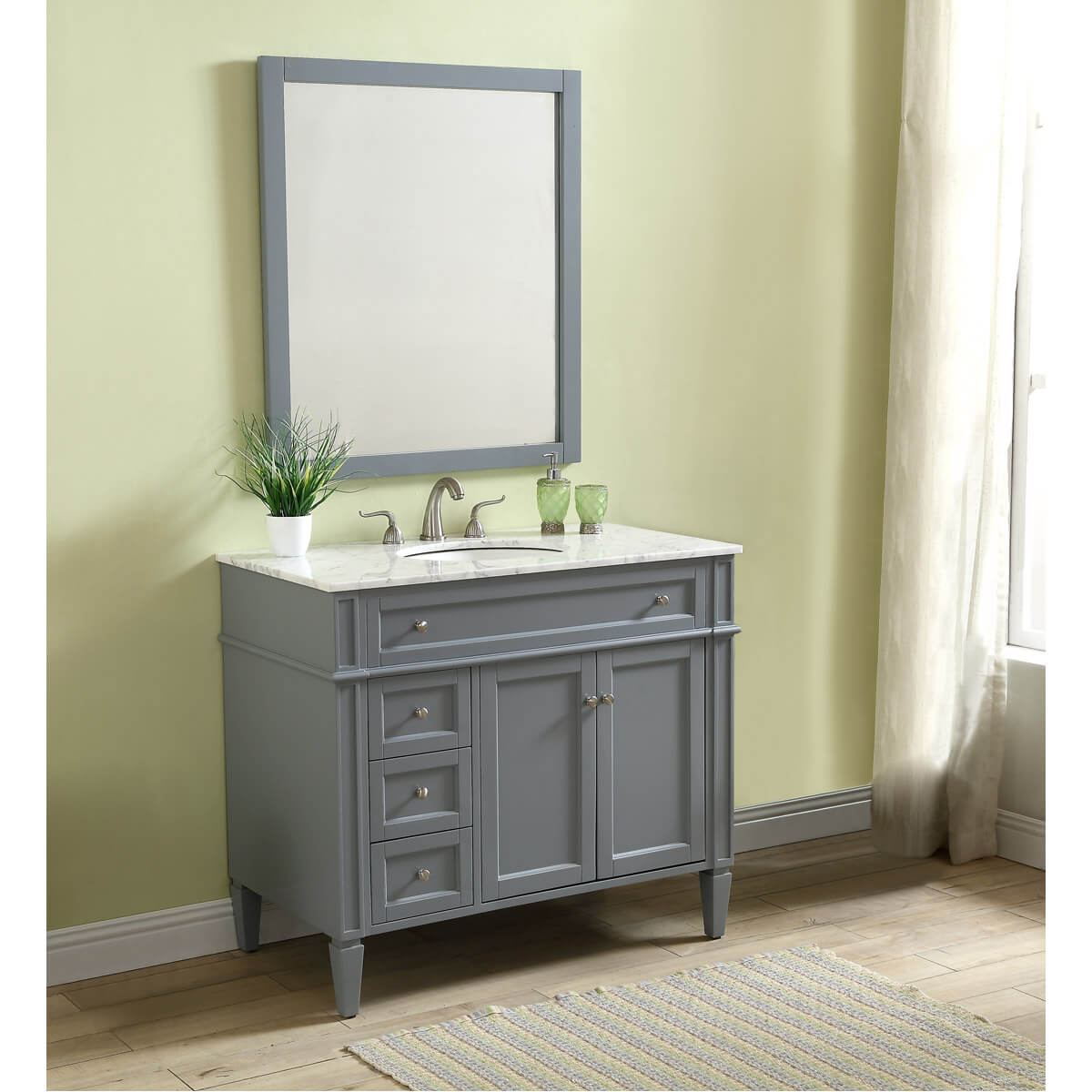 Park Avenue 40" Single Bathroom Vanity Set