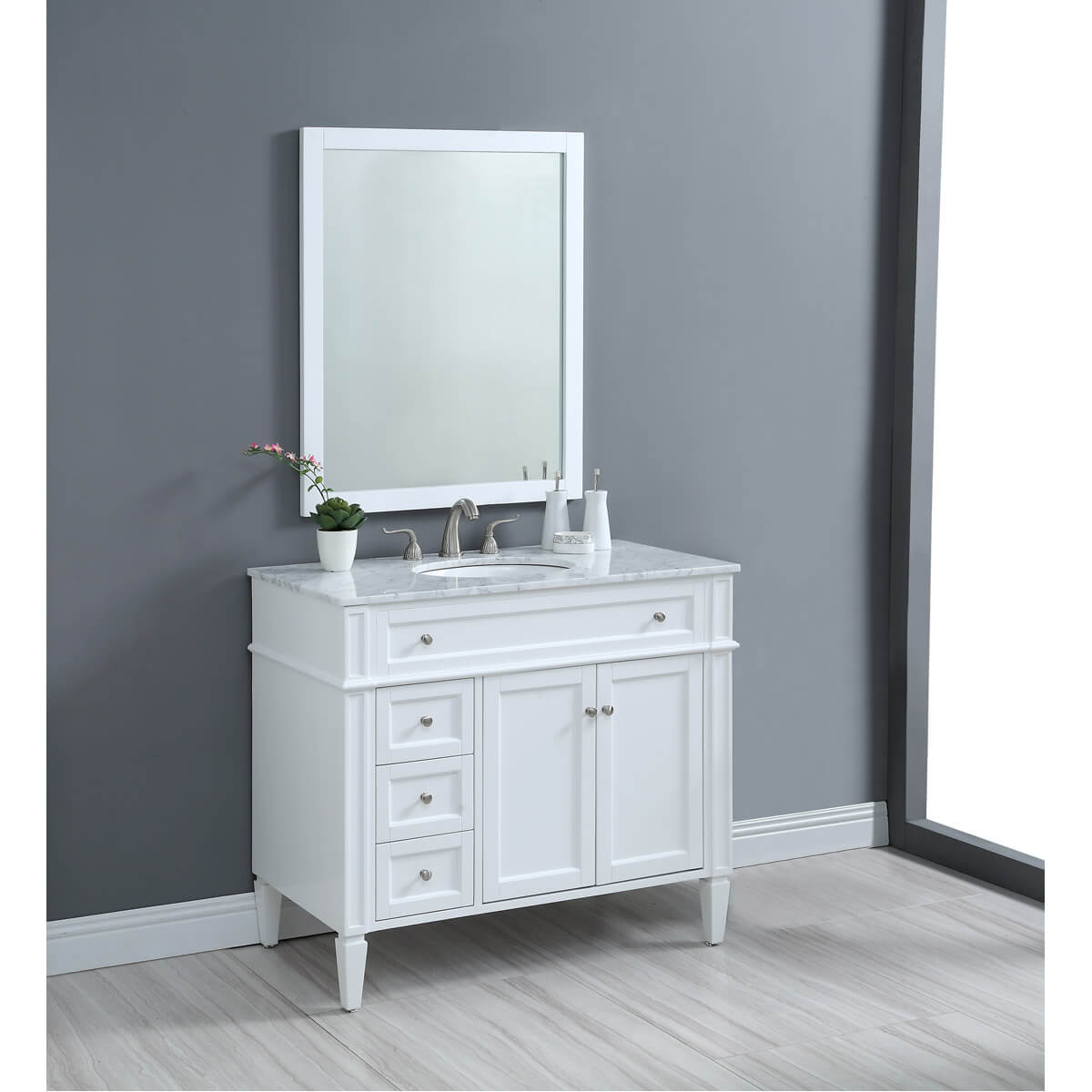 Park Avenue 40" Single Bathroom Vanity Set