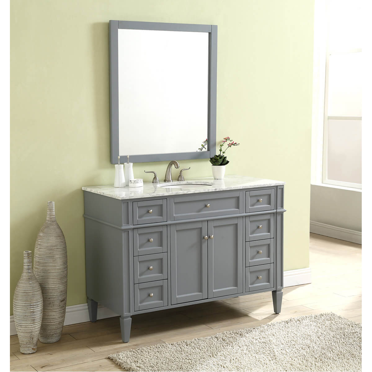Park Avenue 48" Single Bathroom Vanity Set
