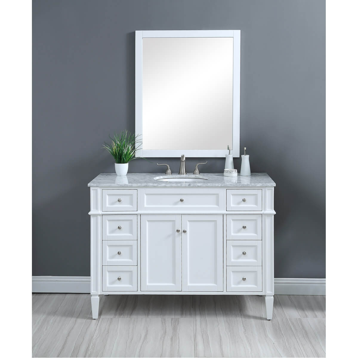 Park Avenue 48" Single Bathroom Vanity Set
