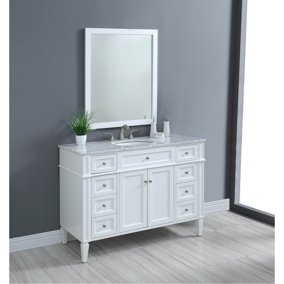 Park Avenue 48" Single Bathroom Vanity Set