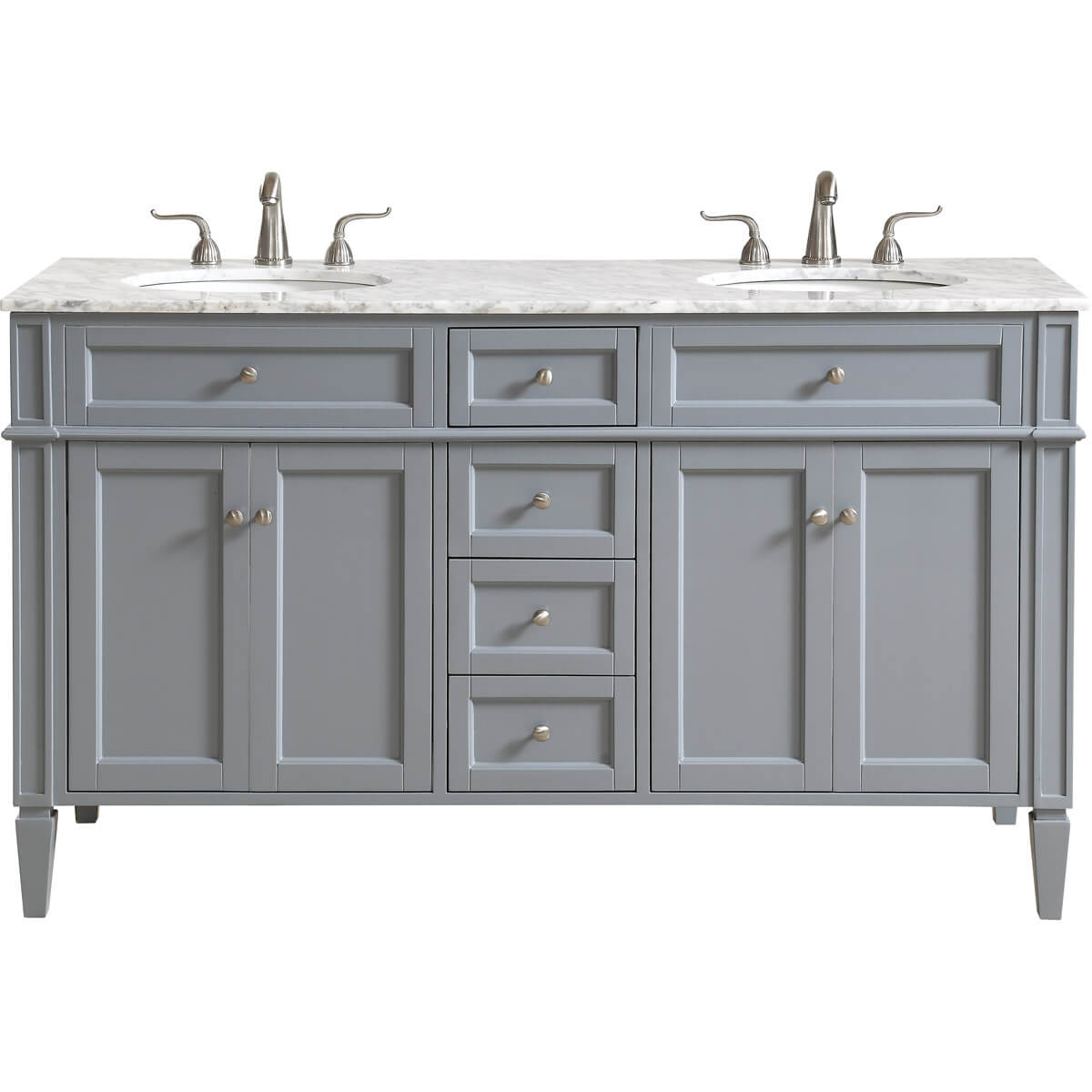 Park Avenue 60" Double Bathroom Vanity Set - Thumbnail 2