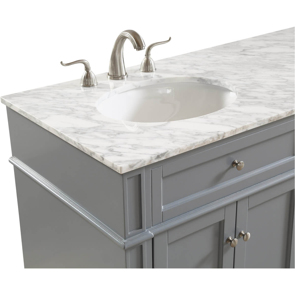 Park Avenue 60" Double Bathroom Vanity Set