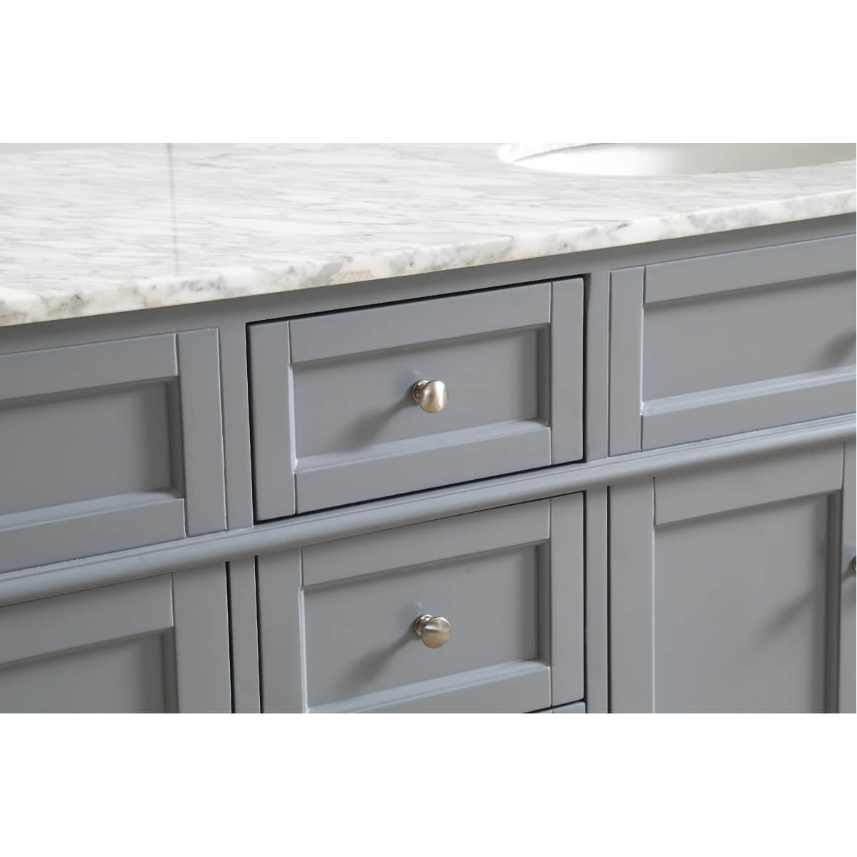 Park Avenue 60" Double Bathroom Vanity Set