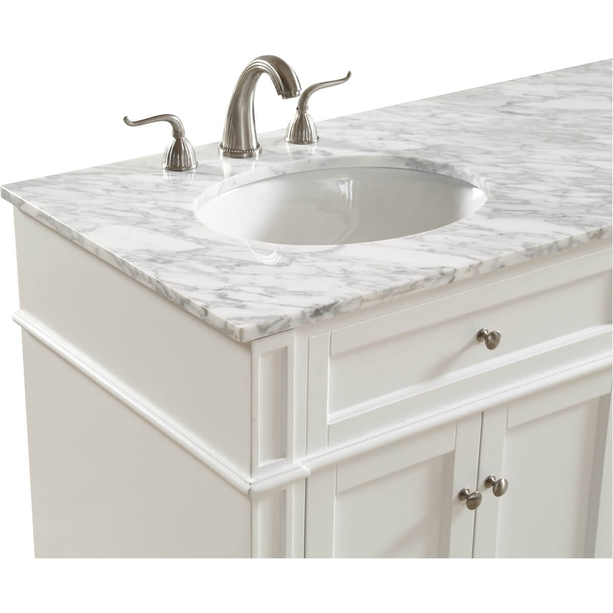 Park Avenue 60" Double Bathroom Vanity Set