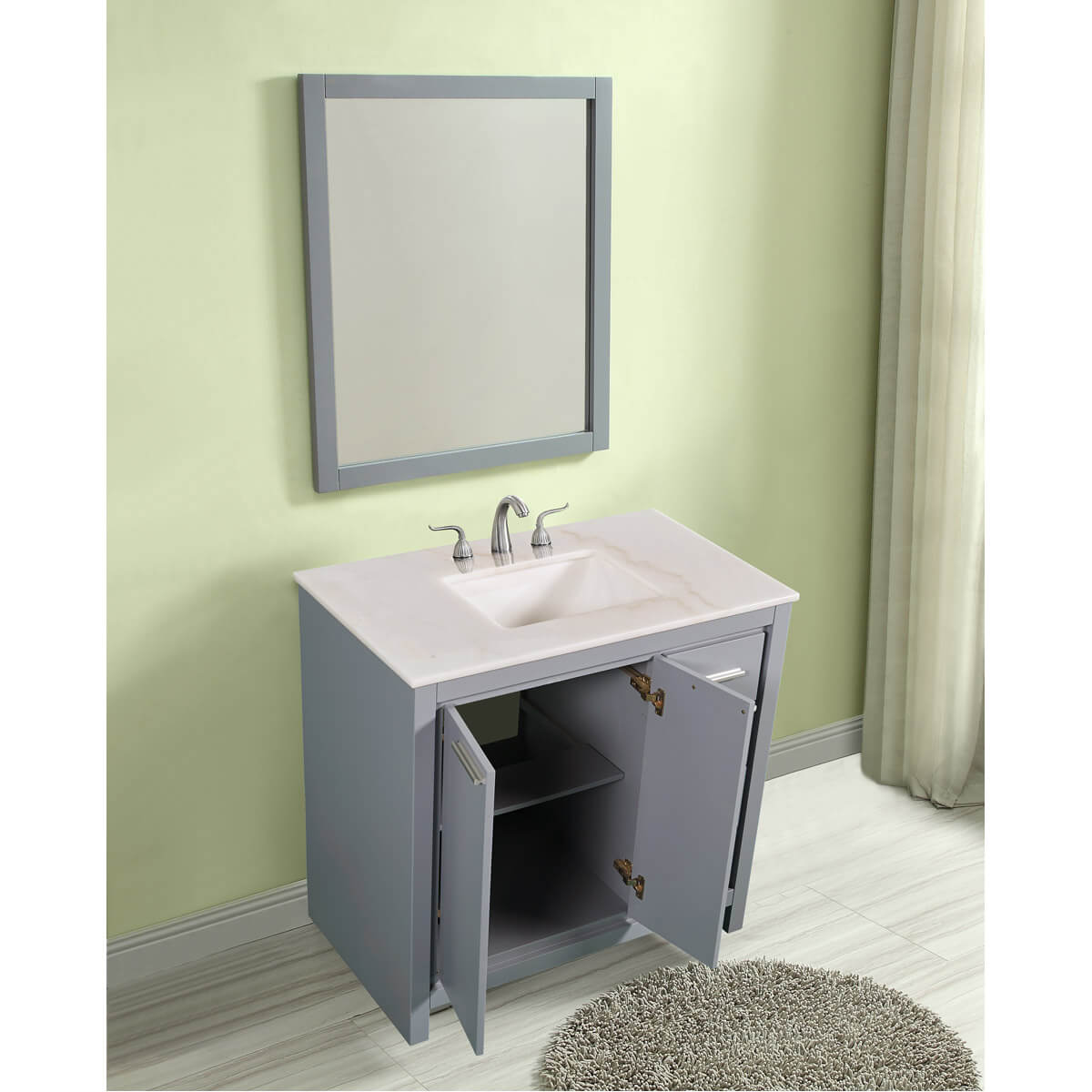 Filipo 36" Single Bathroom Vanity Set