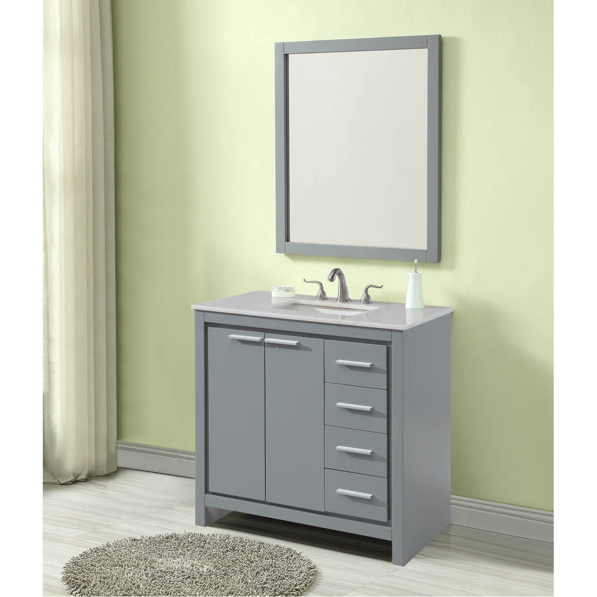 Filipo 36" Single Bathroom Vanity Set