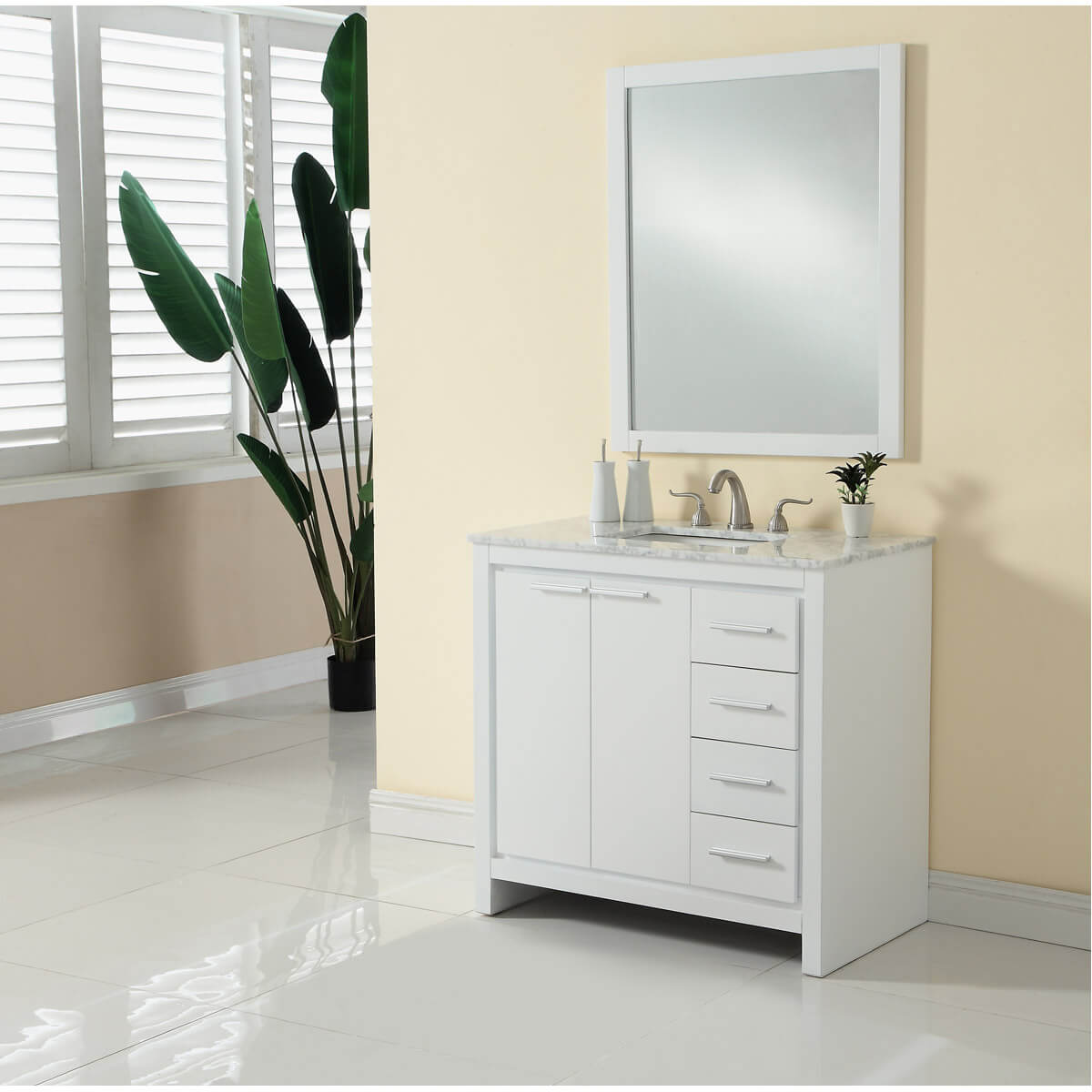 Filipo 36" Single Bathroom Vanity Set