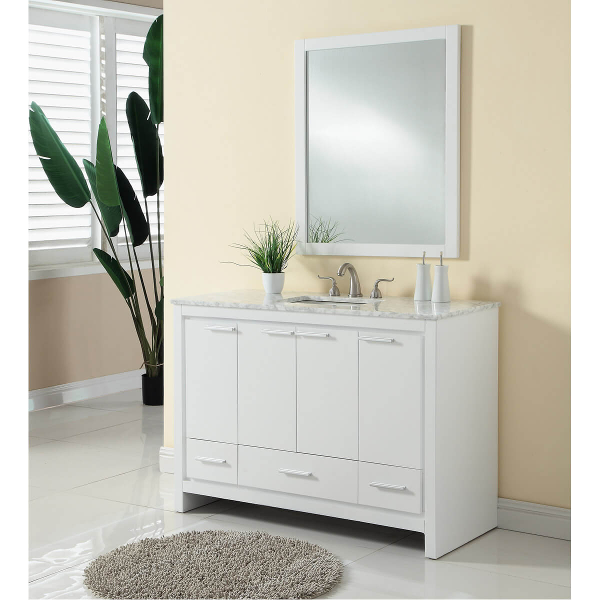 Filipo 48" Single Bathroom Vanity Set
